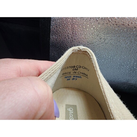 Grasshopper - Beige And Burlap Slip On Shoes Women's 9M Loafer - Picture 9 of 9